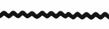 Medium Rick Rack Black pk (.5"W x 2.5Yds) - 117401031