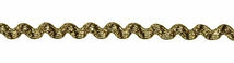 Medium Rick Rack Metallic Gold 117225046