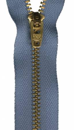 Metal Jean Zipper7" - Faded Blue - JEAN-575