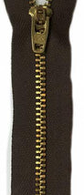 Metal Jean Zipper7" - Sable Brown - JEAN-868