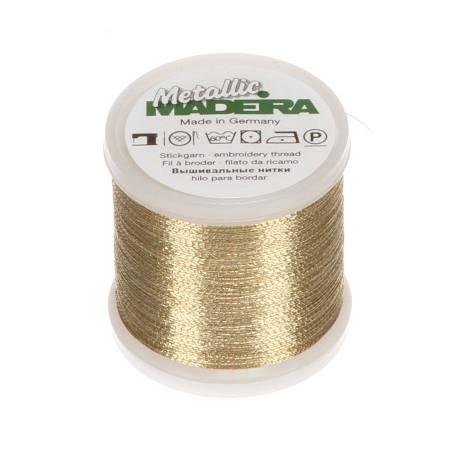 Metallic Nylon/Polyester Embroidery Thread 40wt 220yds Gold 3 9842-GOLD3