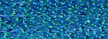 Metallic Nylon/Polyester Embroidery Thread 40wt 220yds Textured Medium Blue 9842-37