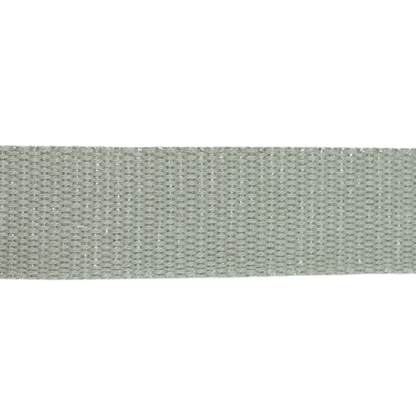 1 1/4" Metallic Webbing-Grey/Silver 114-30-031
