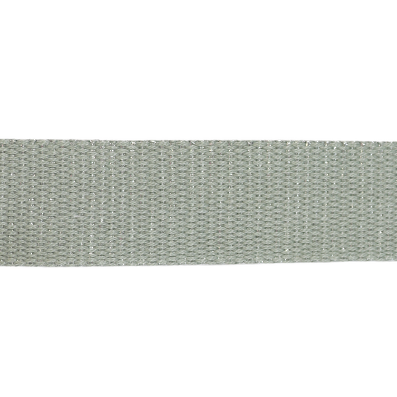 1 1/4" Metallic Webbing-Grey/Silver 114-30-031