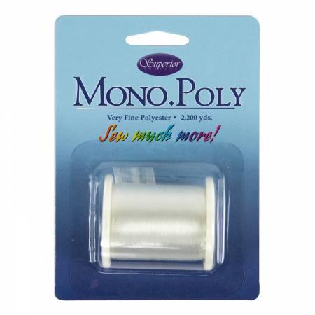 MonoPoly Invisible Polyester Thread Clear .004mm 2200yds - 11901