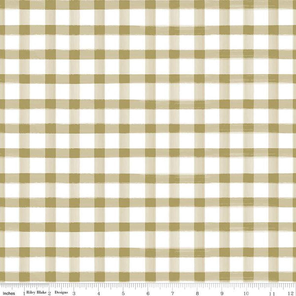 Monthly Placemats-Gingham Gold SC13944-GOLD