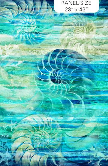 Vitamin Sea-30" Panel Turquoise/Multi DP25416-66