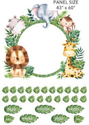 Wee Safari-60" Milestone Panel White/Multi DP25649-10