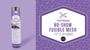 No-Show Mesh Fusible Stabilizer - 1.5 oz Medium Black - BLC305