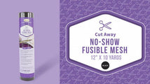 No-Show Mesh Fusible Stabilizer - 1.5 oz Medium Black - BLC305