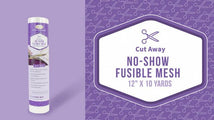 No-Show Mesh Fusible Stabilizer - 1.5 oz Medium White - BLC304
