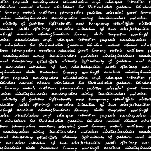 Language Of Color-Black/Off White 6858-93