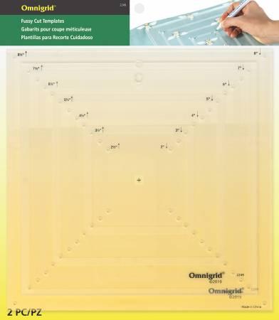 Omnigrid Fussy Cut Templates - OG2249