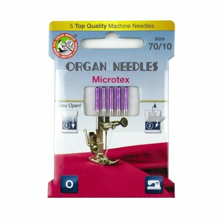 Organ Needles Microtex Size 70/10 Eco Pack 3000119