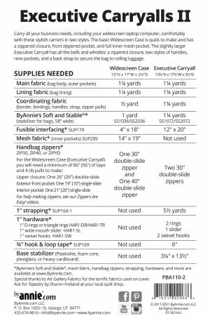 Executive Carryalls II PBA110-2