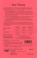 Sun Visors - Patterns ByAnnie PBA197