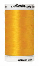 Poly Sheen Polyester Embroidery Thread 40wt 140d 800m/875yds Canary 2596-0311