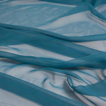 Polyester Chiffon 81160-BlueTeal