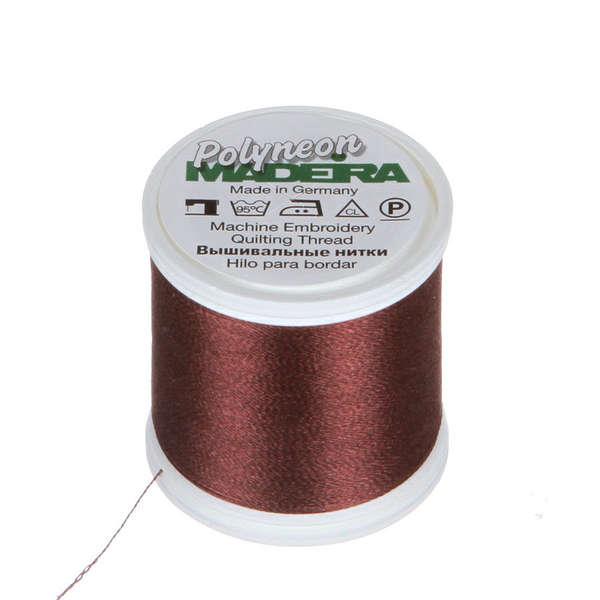 Polyneon Poly Emb Thrd Chestnut 9845-1958