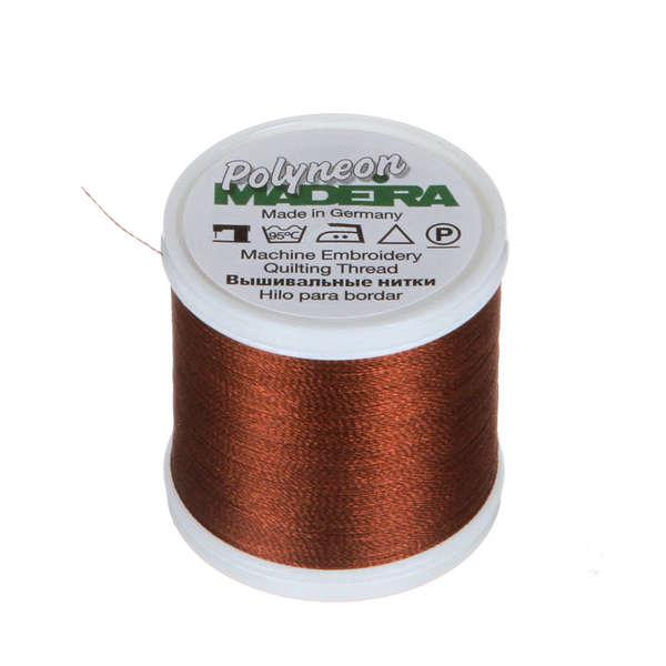 Polyneon Poly Emb Thrd Tawny Brown 9845-1658