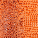 Precut Vinyl - Keys Gator - 3-D Embossed Orange Crush KG-104 - 18"x27"