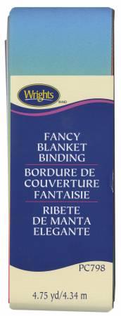 Printed Blanket Binding Rainbow Print 117798002