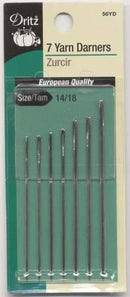 Prym Dritz Yarn Darners Needles Assorted Sizes 14/18 56YD