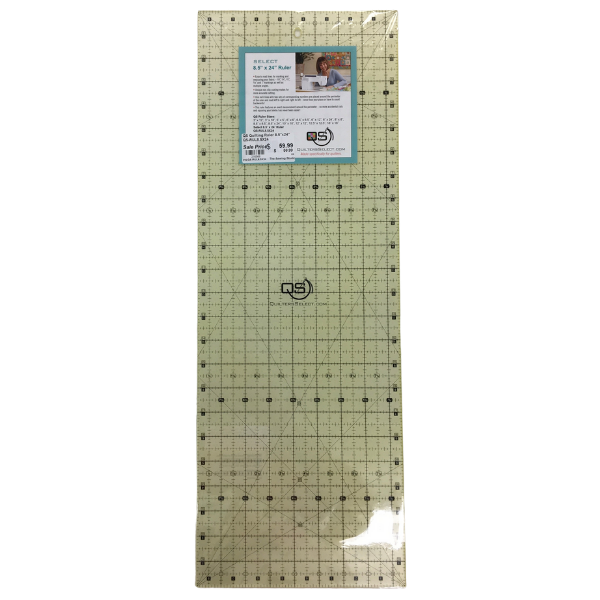 QS Quilting Ruler 8.5"x24" QS-RUL8.5X24