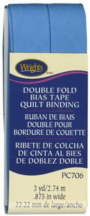 Double Fold Quilt Binding Porcelain Blue - 117706121