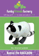 Rascal the Raccoon Pattern - 20in Stuffed Soft Toy - FF2663
