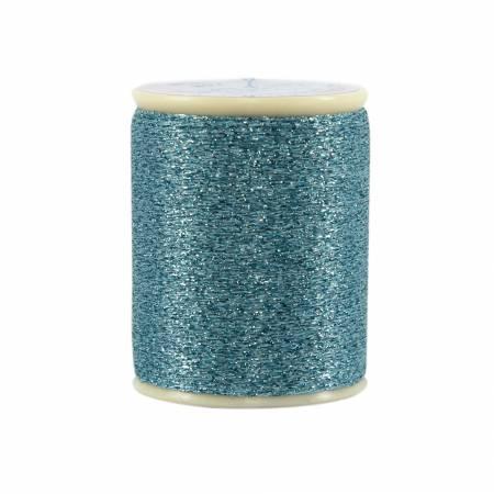 Razzle Dazzle Polyester Metallic Thread 8wt 110yds Blue Topaz 120012XX268