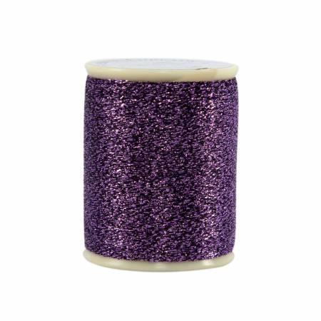 Razzle Dazzle Polyester Metallic Thread 8wt 110yds Sparkling Amethyst 120012XX258