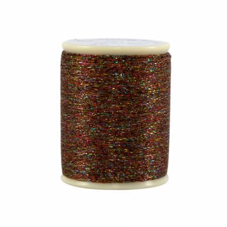 Razzle Dazzle Polyester Metallic Thread 8wt 110yds Sunset Serenade 120012XX273