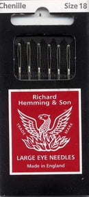 Richard Hemming Chenille Needle Size 18 6ct HW288-18