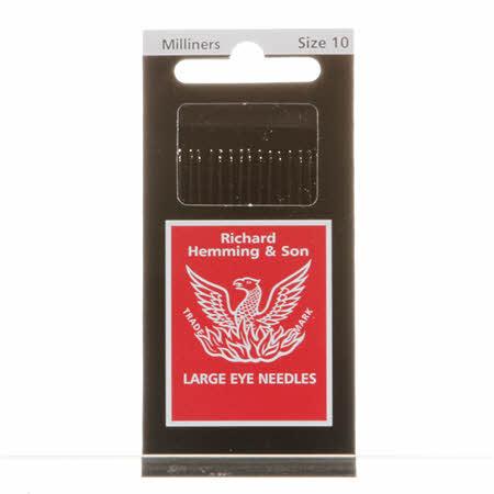 Richard Hemming Milliners / Straw Needles Size 10 16ct - HW250-10