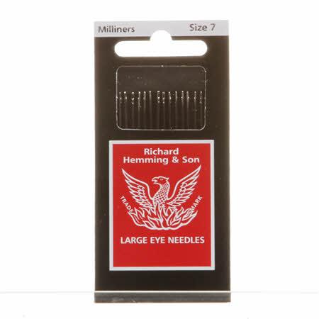 Richard Hemming Milliners / Straw Needles Size 7 16ct - HW250-07
