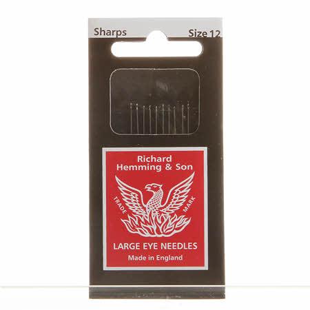 Richard Hemming Sharps Needle Size 12 10ct - HW210-12
