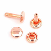 Rivet Set Copper 24ct Large Rose Gold