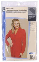 Covered All-Purpose Shoulder Pads Black 1/2in - 53074-1