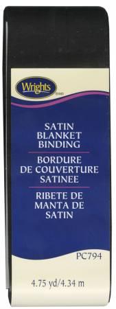 Satin Blanket Binding Black - 117794031