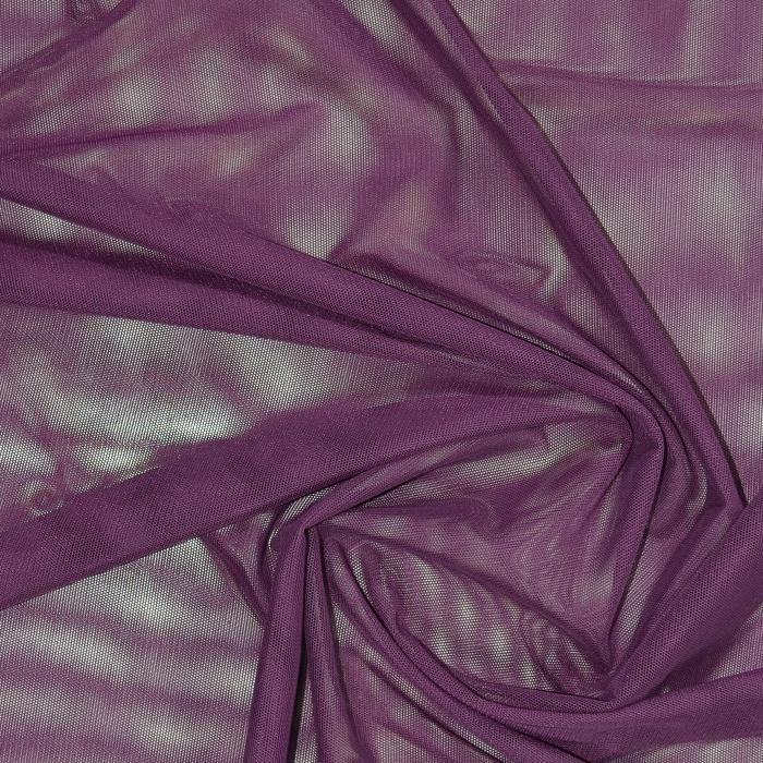 Sheer Stretch Mesh Merlot 52