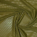 Sheer Stretch Mesh Olive
