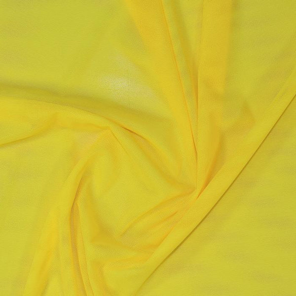 Sheer Stretch Mesh Samba Yellow 11