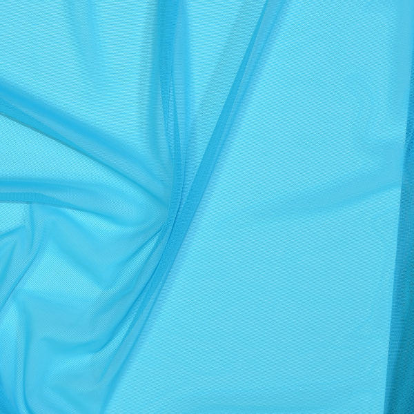 Sheer Stretch Mesh Turquoise 36