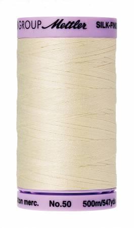 Silk-Finish Antique White50wt 500M Solid Cotton Thread