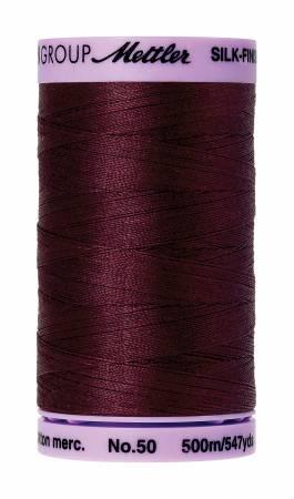Silk-Finish Beet Red50wt 500M Solid Cotton Thread