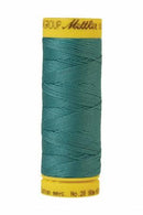 Silk-Finish Blue-green Opal 28wt 87YD Solid Cotton Thread