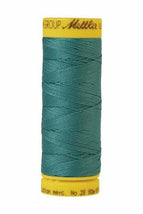 Silk-Finish Blue-green Opal 28wt 87YD Solid Cotton Thread