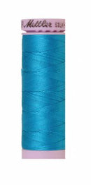 Silk-Finish Caribbean Blue 50wt 150M Solid Cotton Thread