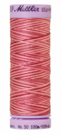 Silk-Finish Cranberry Crush 50wt 100M Variegated Cotton Thread